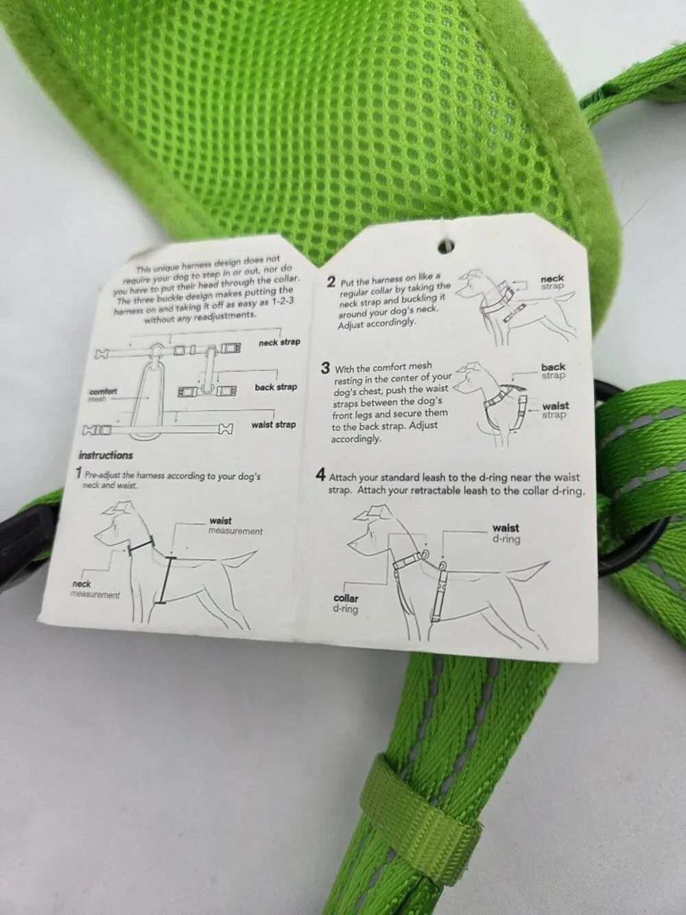 Alcott Adventure Dog Harness & Cycle Dog Brew Collar Bundle - Large